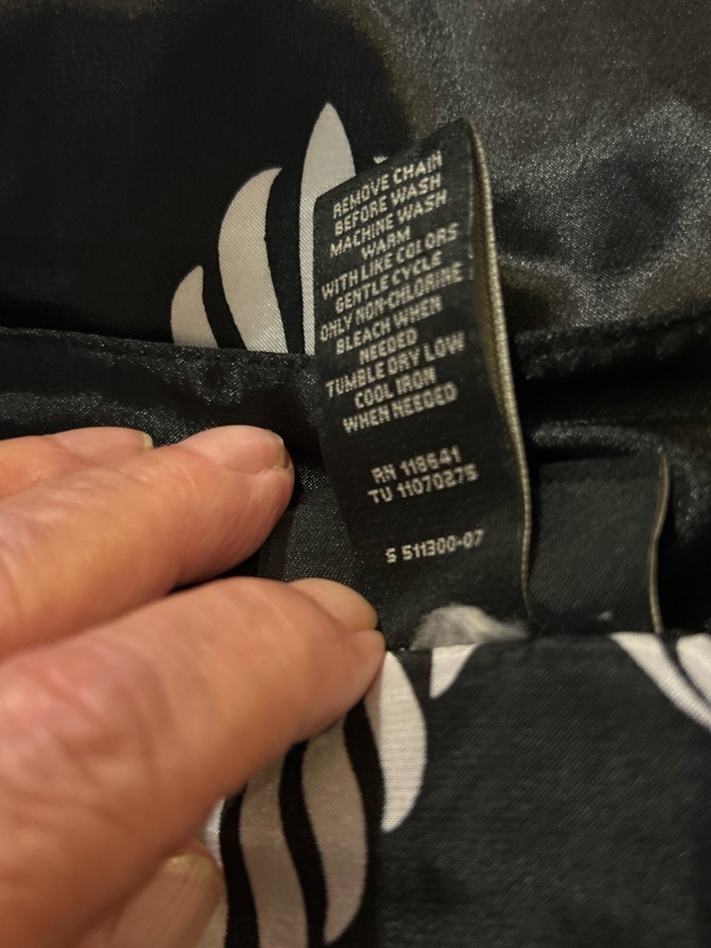 Lane Bryant Black and White Satin Tunic - Picture 5 of 6